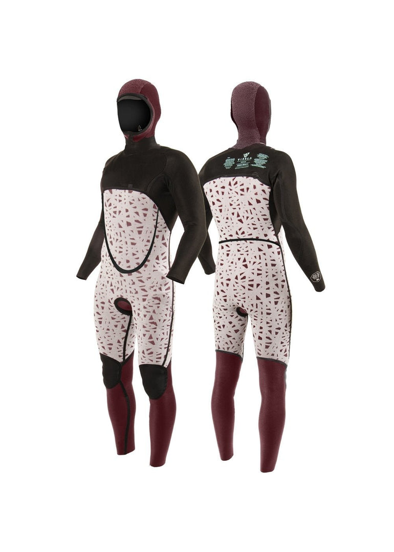 VISSLA HIGH SEAS II 5 - 4 FULL HOODED CHEST ZIP - CHR - Stoke Outlets