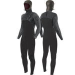 VISSLA HIGH SEAS II 5 - 4 FULL HOODED CHEST ZIP - CHR - Stoke Outlets