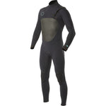 VISSLA NORTH SEAS 3 - 2 FULL CHEST ZIP - BLK - Stoke Outlets