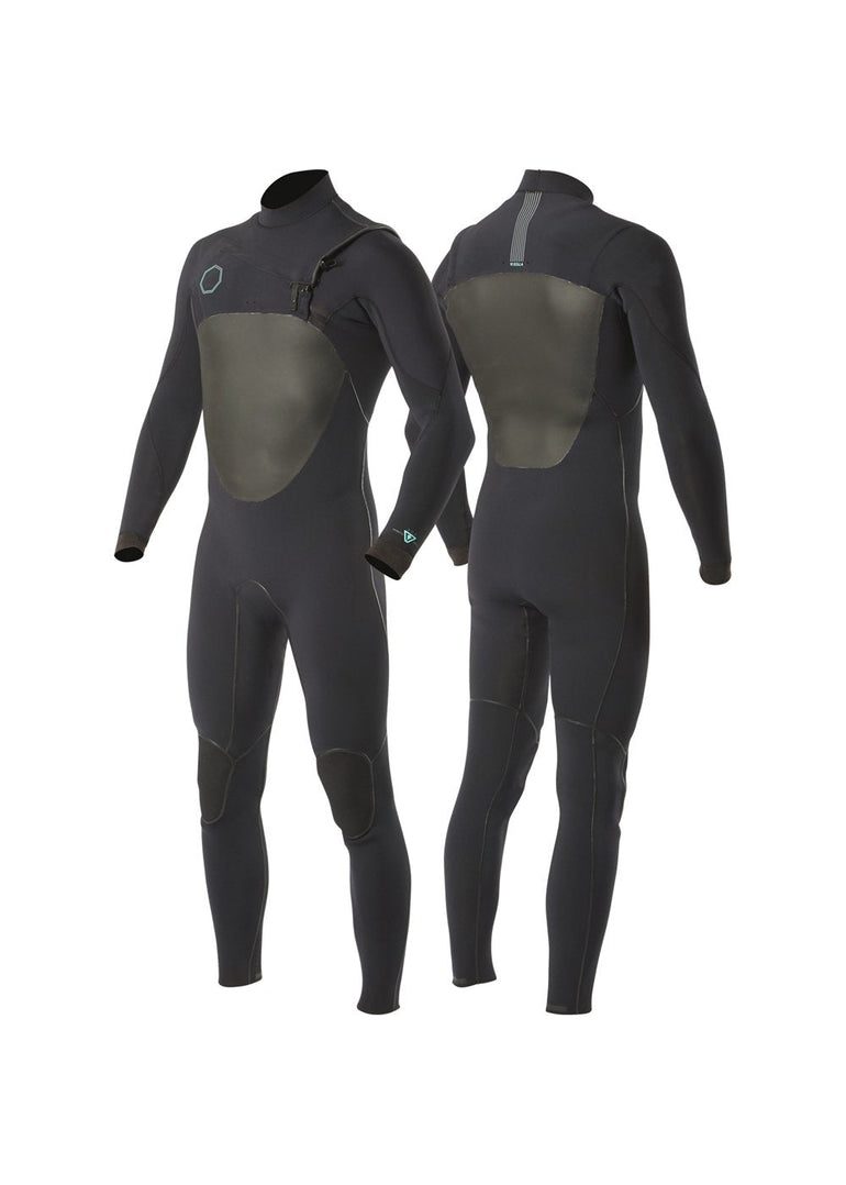 VISSLA NORTH SEAS 3 - 2 FULL CHEST ZIP - BLK - Stoke Outlets
