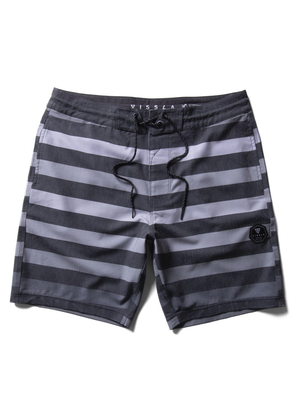 Vissla Parallels 18.5" Boardshort-BLK - Stoke Outlets