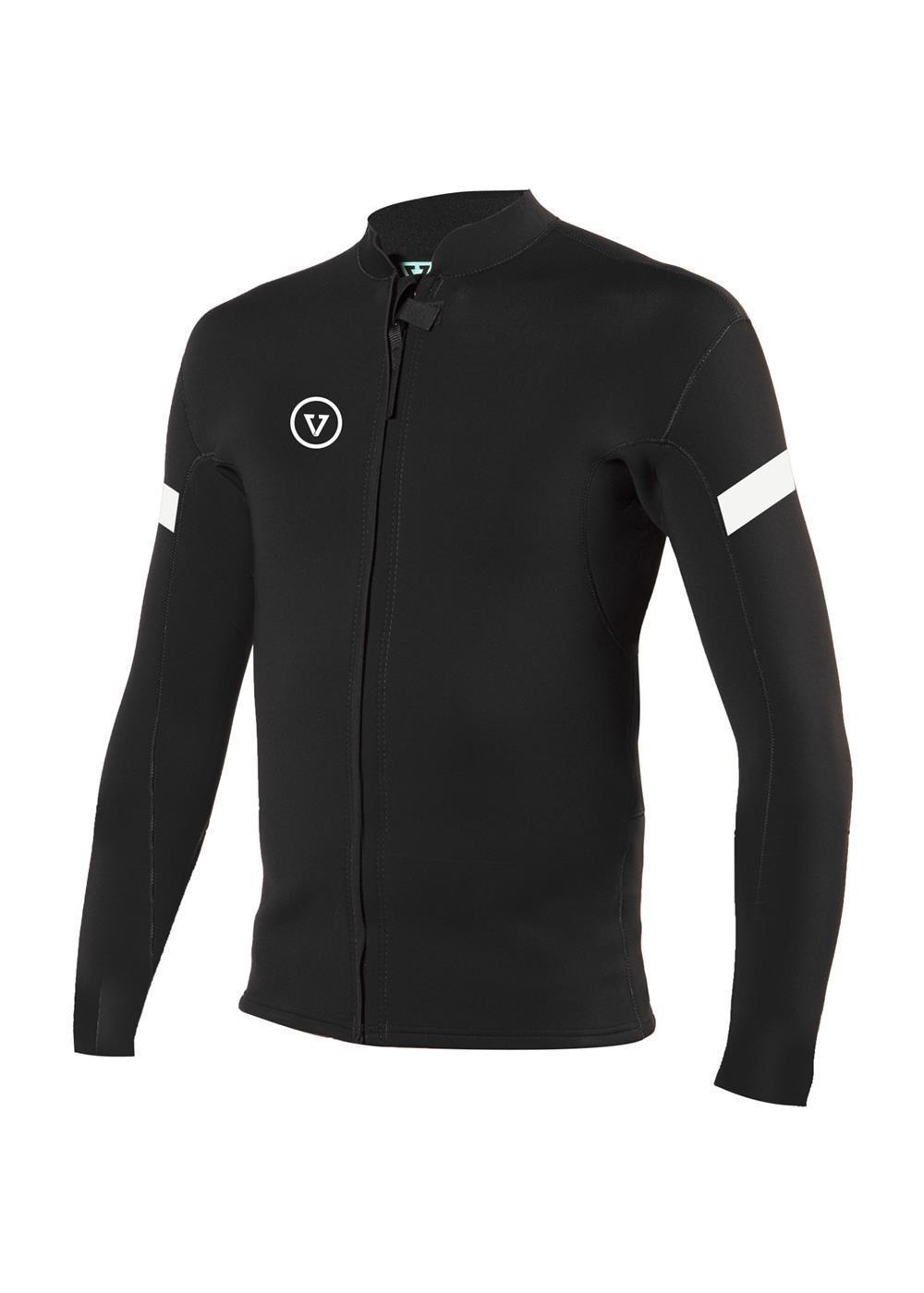 Vissla RADITUDE 2MM FRONT ZIP JACKET-BLK - Stoke Outlets