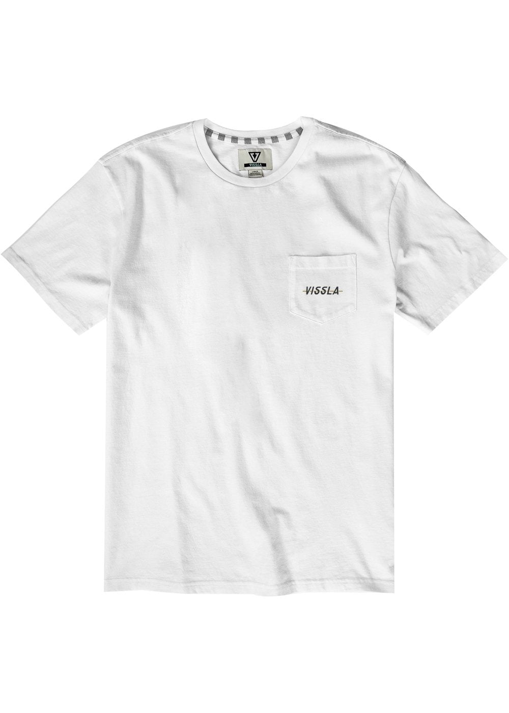 Vissla Tall Tails SS PKT Tee-WHT - Stoke Outlets