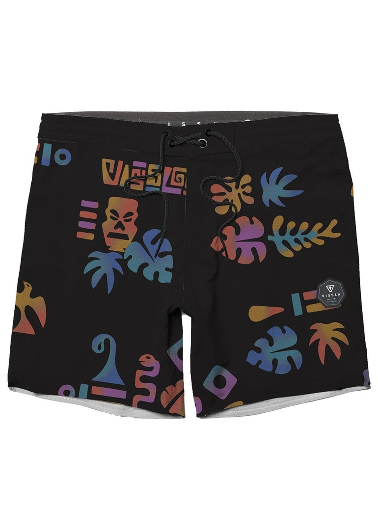 Vissla Yeah You 17" Boys Boardshort-BLK - Stoke Outlets