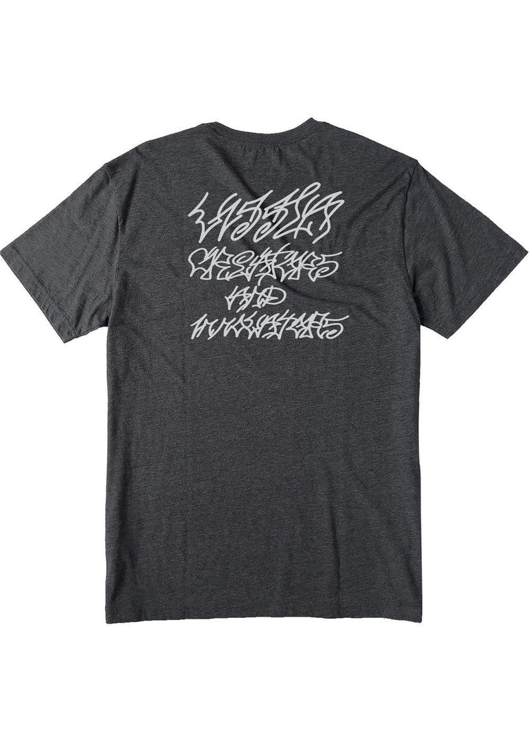Woodside Overspray Heather Tee-BLH - Stoke Outlets